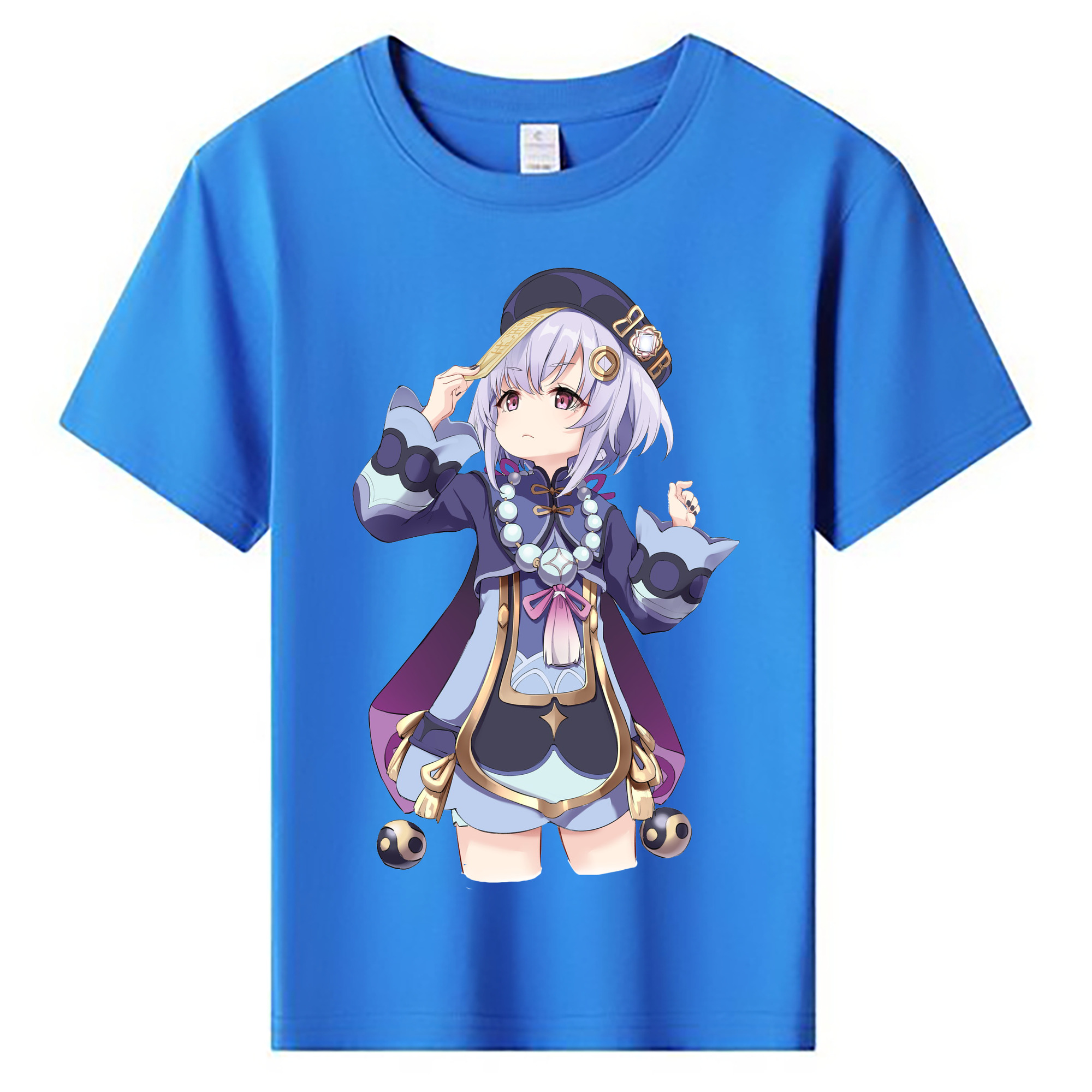 げんし神 七七 なな  genshin Nana 綿100％キッズTシャツ（フロントプリント）